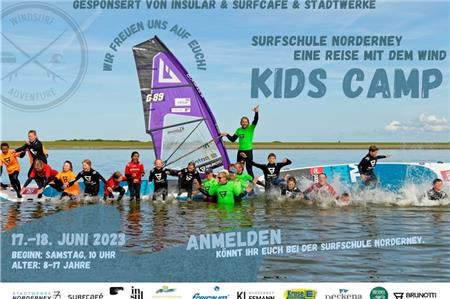 Auf dem Wasser ist beim Kidscamp immer etwaslos.