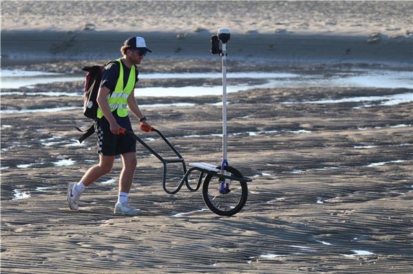 BorWin5: Arbeiten am Nordstrand von Norderney