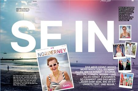 Ein markantes Motto und ein frecher Titel bestimmen das neue Norderney-Magazin.