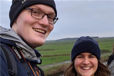 Immer im Einsatz: Felix Backhaus und Lisa Molitor.