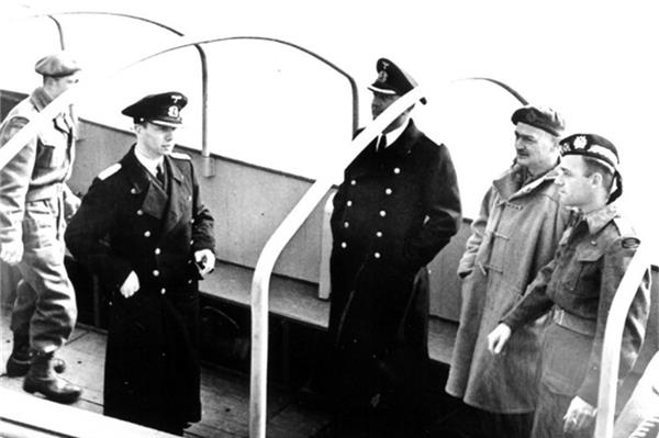 80. Jahrestag der Befreiung Kanadische Besatzungssoldaten auf dem Weg nach Norderney im Mai 1945. Foto: Stadtarchiv