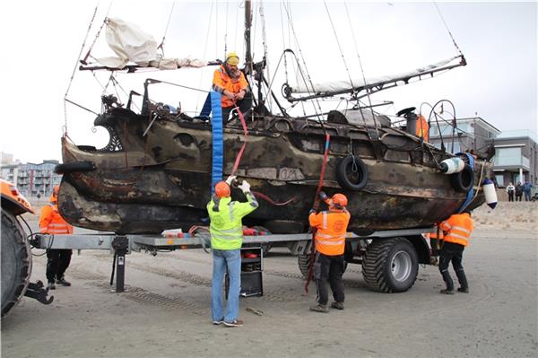 Gestrandetes Segelboot von Norderney geborgen